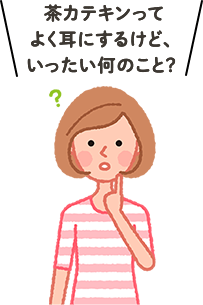 茶カテキンってよく耳にするけど、いったい何のこと？